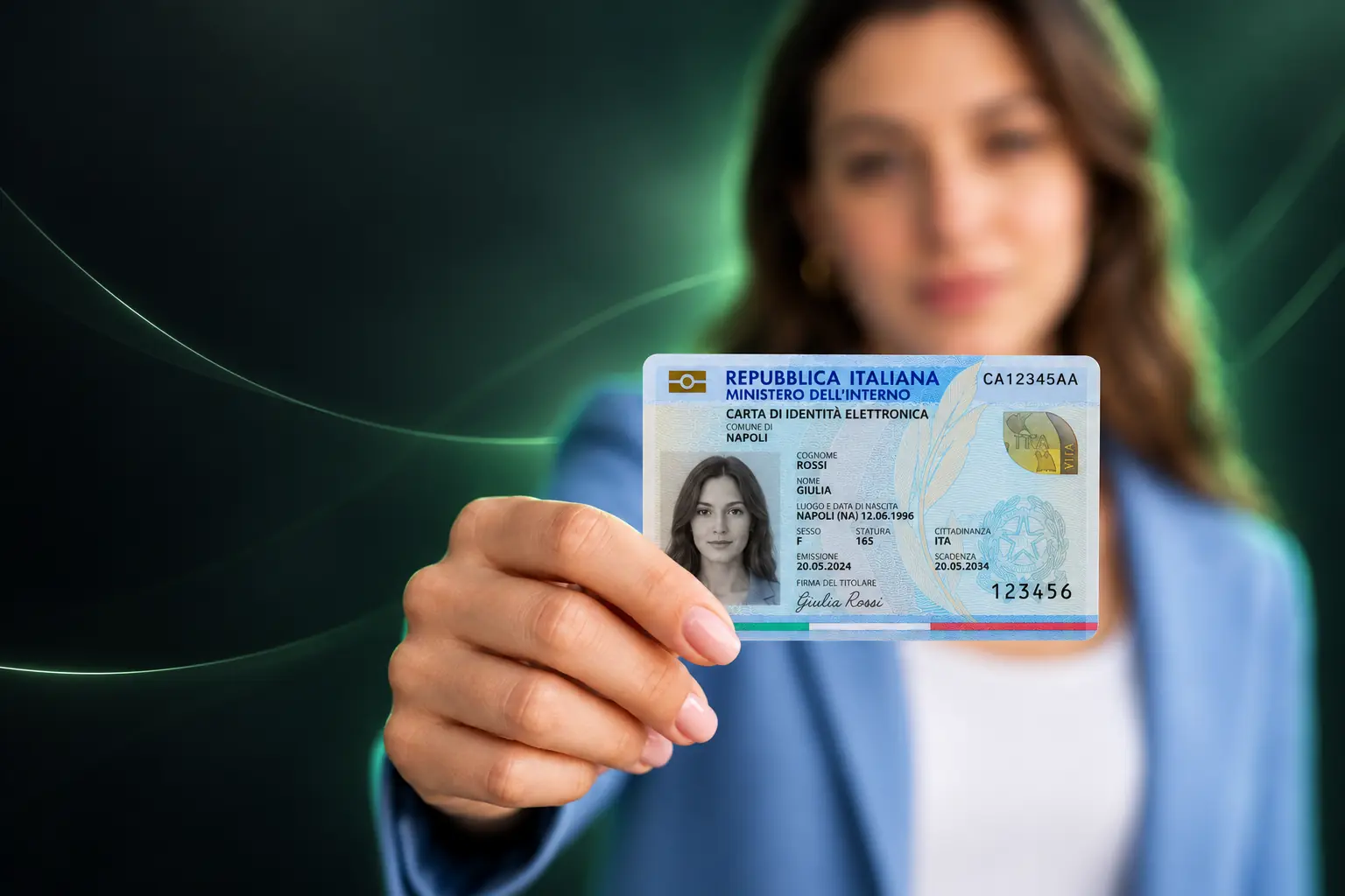 Carta de identidade eletrônica italiana